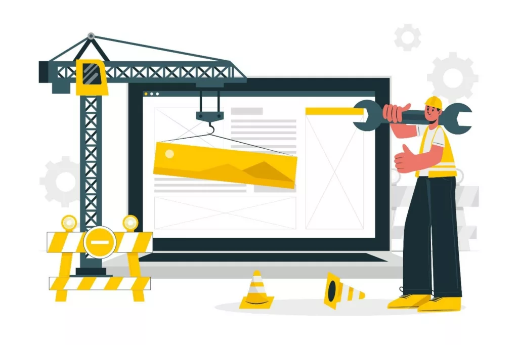 Website maintenance